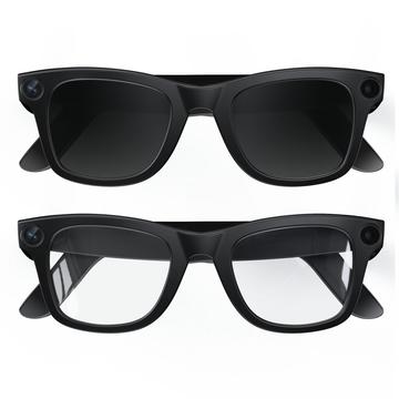 E02 Smart AI-brille med kamera, oversættelse - 137mm