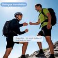 E08 AI Sports Smartbriller med stemmestyring - Sort / orange