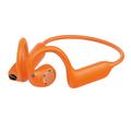 E12 AI Smart trådløse hovedtelefoner med knogledækning og kamera - orange