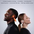 E12 AI Smart trådløse hovedtelefoner med knogledækning og kamera - orange