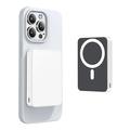 E61B 10000mAh magnetisk powerbank med 20W USB-C-hurtigopladning - hvid