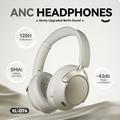 EL-GT6 Over-Ear ANC trådløse hovedtelefoner med Bluetooth 6.0, HiFi-lyd - Hvid