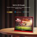 EMODERN Z1TV 14.1" Android 15-skærm med berøringsskærm / Smart TV med stemmefjernbetjening