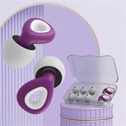 ES300 støjdæmpende ørepropper i silikone - lilla