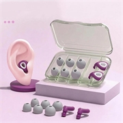 ES300 støjdæmpende ørepropper i silikone - lilla