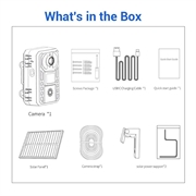 ESCAM QF380 Solar 4G Smart jagtkamera med nattesyn