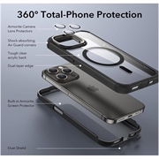 iPhone 15 Pro Max ESR Armor Tough Kickstand HaloLock MagSafe Cover - Sort / Klar