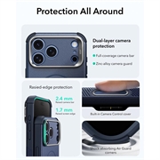 iPhone 18 Pro/17 Pro ESR Cyber Tough Kickstand MagSafe Hybrid Cover - Blå