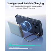 iPhone 18 Pro/17 Pro ESR Cyber Tough Kickstand MagSafe Hybrid Cover - Blå