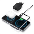 ESR HaloLock 2-i-1 Magnetisk Trådløs Oplader til iPhone 12, AirPods
