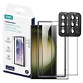 Samsung Galaxy S23 Ultra 5G ESR Screen Shield Hærdet Glas & Kameralinsebeskytter - 2 Stk.