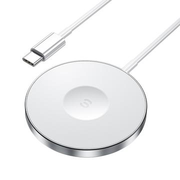 ESSAGER 3-i-1 15W magnetisk trådløs oplader til iPhone 12/13/14/15/16/17/Air, AirPods, iWatch Slim Charging Pad
