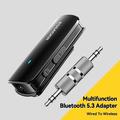 ESSAGER ES-BT09 Multifunktionel Bluetooth-adapter bærbar kablet til trådløs BT5.3 Lavalier-konverter understøtter mikrofon