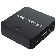 EZCAP 181P VHS-bånd til MP4 CVBS AV Video Recording Converter Recorder med HD-videoport til transskription med ét klik