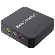 EZCAP 181P VHS-bånd til MP4 CVBS AV Video Recording Converter Recorder med HD-videoport til transskription med ét klik
