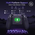 EasySMX X05Pro Triple Mode Gaming Controller med Dual-Stage Hall Triggers - Nintendo Switch/PC/Phone - Sort