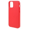 Saii Eco Line iPhone 12 Mini Biologisk Nedbrydeligt Cover - Rød