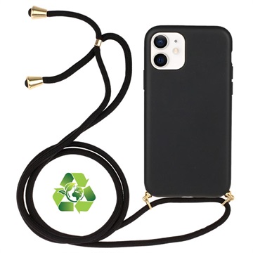 Saii Eco Line iPhone 12 Mini Biologisk Nedbrydeligt Cover med Strap