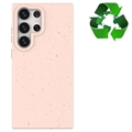 Eco Nature Samsung Galaxy S23 Ultra 5G Hybrid Cover - Pink