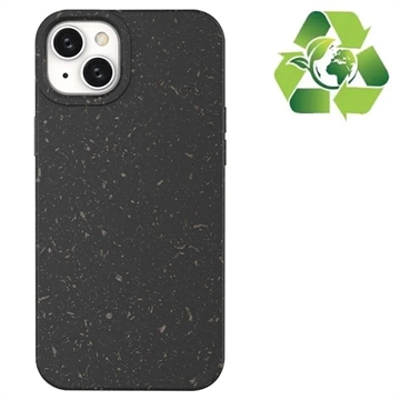 Eco Nature iPhone 14 Hybrid Cover - Sort