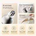 Elektrisk hår- og næsetrimmer til mænd - hvid
