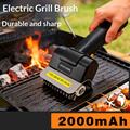 Elektrisk trådløs grillrengøringsbørste - 2000mAh - sort