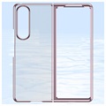 Electroplated Frame Samsung Galaxy Z Fold3 5G Cover - Rødguld