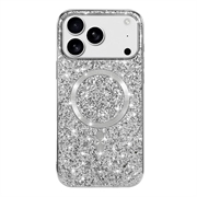 iPhone 17 Pro Galvaniseret glitter cover - MagSafe-kompatibel