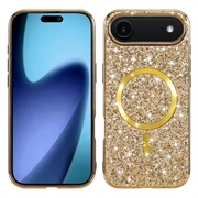 iPhone Air Galvaniseret glitter cover - MagSafe-kompatibel - Guld