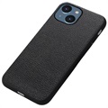 Elegant iPhone 14 Plus Lædercover - Sort