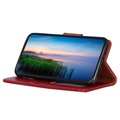 Samsung Galaxy Xcover 5 Elegant Series Pung med Stativfunktion - Rød