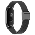 Xiaomi Smart Band 8 Elegant Rustfrit Stål Mesh Rem - Sort
