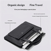 Elegant taske til bærbar computer - 13.3"-14" - Sort