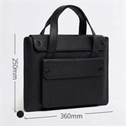 Elegant taske til bærbar computer - 13.3"-14" - Sort