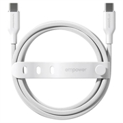 Empower by PanzerGlass Racing USB-C-kabel - 60W, 2m - hvid