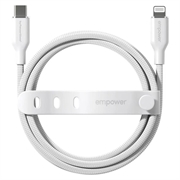 Empower by PanzerGlass Racing USB-C / Lightning-kabel - 60W, 1.2m - hvid