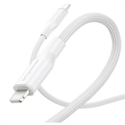 Empower by PanzerGlass Racing USB-C / Lightning-kabel - 60W, 1.2m - hvid