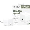 Empower by PanzerGlass Turbo USB-C-oplader 30W - Hvid