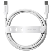 Empower by PanzerGlass USB-C-kabel - 240W, 2m - hvid