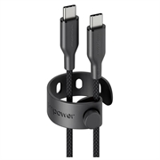 Empower by PanzerGlass USB-C-kabel - 240W, 1.2m - sort