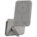 Empower by PanzerGlass Trådløs powerbank med drejestativ - 5000mAh, Qi2- og MagSafe-kompatibel - Titanium