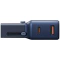 Energea TravelGo Adapter 35 - US, UK, AU, EU, PD 35W - Blå