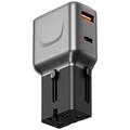Energea TravelGo Adapter 35 - US, UK, AU, EU, PD 35W - Pistolmetal