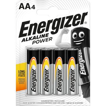 Energizer Alkaline Power LR6/AA Alkaline-batterier - 4 stk.