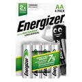 Energizer Recharge Power Plus genopladelige R6/AA-batterier 1300mAh - 4 stk.