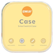 Enkay Samsung Galaxy Watch6 Cover med Hærdet Glas - 40mm - Gennemsigtig