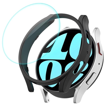 Enkay Samsung Galaxy Watch6 Cover med Hærdet Glas - 44mm - Sort