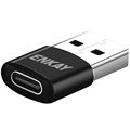 Enkay ENK-AT105 USB-A / USB-C Adapter - Sort