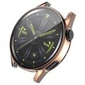 Enkay Huawei Watch GT 3 Cover med Hærdet Glas - 42mm - Rødguld