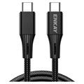 Joyroom S-CC100A20 Flettet USB-C Kabel - 100W, 2m - Sort